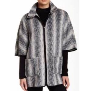 Anthropologie Ro & De Wool Blend Poncho Jacket